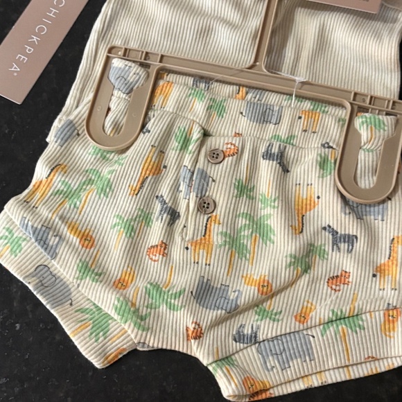 NWT - BABY 3 PIECE MY DADDY SET BY CHICK PEA - SZ 0-3 M - Picture 10 of 14